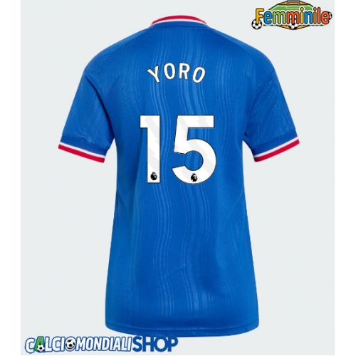 Maglie da calcio Manchester United Leny Yoro #15 Seconda Maglia Femminile 2026-27 Manica Corta